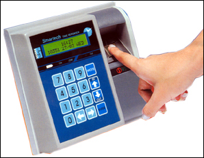 finger print based time attendance system